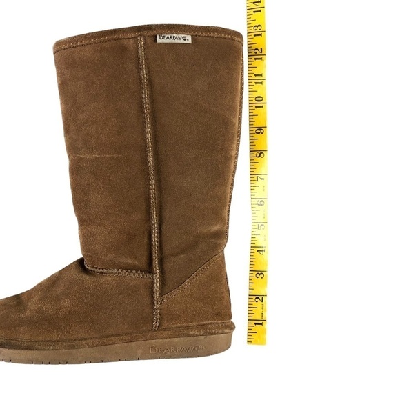 Bearpaw Cloud II Wool Lined Tall Cozy Boots Sheepskin Suede Nuckbuck - Picture 9 of 9